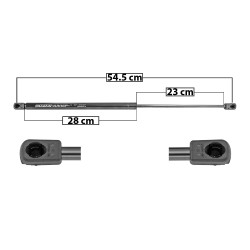 AMORTIGUADOR 5TA PUERTA CV CHEVY POP 94-12 PARA LIMPIADOR TRASERO 54.5 28 23 ENTRADA TIPO 9 ENTRADA 2 TIPO 9 340 76.43 34.67 400 89.92 40.79 SPART 6937 TUR Derecho/Izquierdo