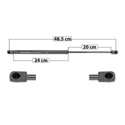 AMORTIGUADOR 5TA PUERTA VW GOLF 2P/GTI/4P 07-09 48.5 24 20 ENTRADA TIPO 9 ENTRADA 2 TIPO 9 520 116.9 53.02 580 130.39 59.14 5M0827550 SPART 7826 TUR Derecho/Izquierdo
