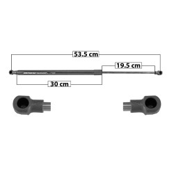 AMORTIGUADOR 5TA PUERTA VW GOLF 4P/GTI/R 15-20/SPORTWAGEN/VARIANT 15-19 53.5 30 19.5 ENTRADA TIPO 1 ENTRADA 2 TIPO 1 490 110.15 49.96 550 123.65 56.09 5G6827550 SPART 7044 TUR Derecho/Izquierdo