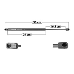 AMORTIGUADOR VIDRIO 5TA PUERTA FD EXPEDITION 18-22 LC NAVIGATOR 18-21 50 29 16.5 155 34.84 15.8 95 21.35 9.68 SPART 7551 TUR Derecho/Izquierdo