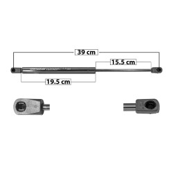 AMORTIGUADOR COFRE FD LOBO RAPTOR/F-150 RAPTOR 17-20 39 19.5 15.5 610 137.13 62.2 0.00 0.00 SPART TUR Derecho/Izquierdo Delantera Cofre