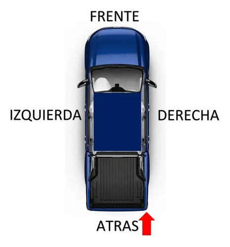 97-04 Dodge Dakota Calavera Trasera Lado Derecho