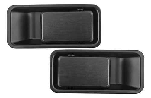 87-06 Jeep Wrangler Par Manijas Exteriores Negro Pta. Media