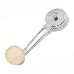 MANIJA DE ELEVAR FD F-100 73-79/F-150/F-250/F-350/BRONCO 80-86/ECONOLINE 75-91/FAIRMONT 78-79/GALAXIE 73-74/LTD 73-78/MAVERICK 73-77/MUSTANG 73-78/THUNDERBIRD 73-79/GRAND MARQUIS 75-78 PERILLA TRANSPARENTE ZINC CROMO REMACHE DE METAL TWN HUSHAN D3AZ-6523342-A
