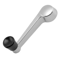 MANIJA DE ELEVAR MZ B1600 75-81 PERILLA NEGRA VASTAGO CUADRADO ZINC CROMADA REMACHE DE METAL TWN HUSHAN 3894-58-370