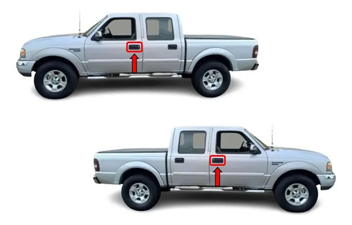 05-09 Ford Ranger Par Manijas Exteriores Delanteras Mx 2pzs