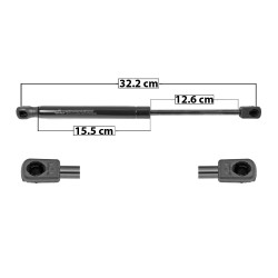 AMORTIGUADOR COFRE LR FREELANDER/LR2 06-14 32.2 15.5 12.6 ENTRADA TIPO 9 ENTRADA 2 TIPO 9 440 98.92 44.87 380 85.43 38.75 MANIJAUTO SP-8824 TUR Derecho/Izquierdo