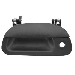 MANIJA DE TAPA FD F-150/F-250 97-08/LOBO 97-03/SUPER DUTY 99-07/EXPLORER SPORT TRAC 01-05 CON HOYO PARA LLAVE CORRUGADA NEGRO PLASTICO TWN HUSHAN XL3Z-9943400-AAA