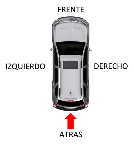 11-18 Jeep Wrangler Amortiguadores Vidrio Trasero 2 Piezas
