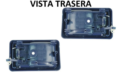 89-95 Toyota Pick Up Manijas Interiores Color Azul 2 Piezas