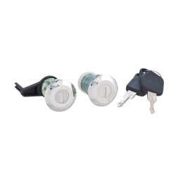 CILINDRO PARA PUERTA PG 206 01-09 2 PIEZAS METAL CROMO TWN YAU YOUNG Derecho/Izquierdo