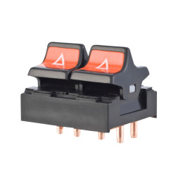 CONTROL ELECTRICO FD AEROSTAR 86-97 DE ELEVADOR 6 PINS 2 TECLAS AZUL/ROJO 12VCC TWN TIPO ORIGINAL