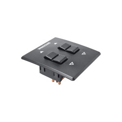 CONTROL ELECTRICO CV ASTRO GM SAFARI VAN 85-94 DE ELEVADOR 6 PINS 2 TECLAS NEGRO 12VCC TWN TIPO ORIGINAL