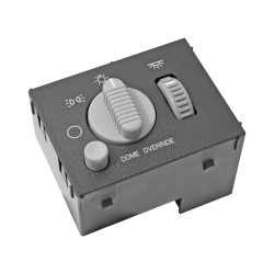 INTERRUPTOR LUZ DE FARO CV AVALANCHE 02-06/CHEYENNE/SILVERADO 99-02/SUBURBAN/TAHOE CD ESCALADE EXT/ESV 00-02 GM SIERRA 99-02/YUKON 00-02 9 PINS CUADRO CON REGULADOR GRIS 12VCC CHN CHIN MANIJAUTO