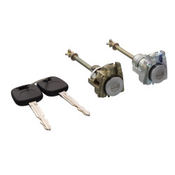 CILINDRO PARA PUERTA TY YARIS 06-11 JUEGO METAL CROMADO TWN TIPO ORIGINAL