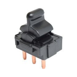 CONTROL ELECTRICO CV CORVETTE 84-89 DE ELEVADOR 5 PINS 1 TECLA NEGRO 12VCC TWN CUB