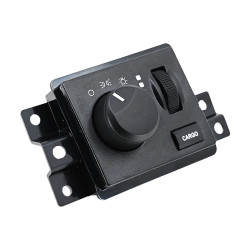 INTERRUPTOR LUZ DE FARO DG DAKOTA 05-11/RAM 06-08 MT RAIDER 06-09 6 PINS CUADRO CON REGULADOR NEGRO SIN FARO NIEBLA 12VCC TWN CUB