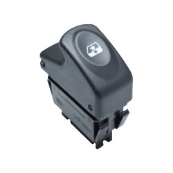 CONTROL ELECTRICO RN CLIO 02-10/KANGOO 04-18 NS PLATINA 02-10/APRIO 08-10 RN SANDERO 07-15 DE ELEVADOR 5 PINS 1 TECLA NEGRO BASE CORTA 12VCC CHN BRA GENERICA Derecho Delantera