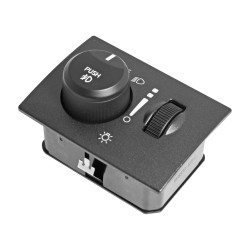 INTERRUPTOR LUZ DE FARO CR 300C/300 05-10 DG CHALLENGER 08-10/CHARGER 06-10/MAGNUM 05-08 6 PINS CUADRO CON REGULADOR NEGRO PARA FARO NIEBLA 12VCC TWN CUB
