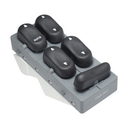 CONTROL ELECTRICO FD F-150/F-250/LOBO/EXPEDITION 97-98 LC NAVIGATOR 98-02 DE ELEVADOR 14 PINS 5 TECLAS NEGRO 12VCC CHN CHIN