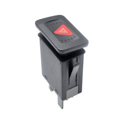 BOTON DE INTERMITENTES VW GOLF 00-06/JETTA A4 99-07/CLASICO 08-15 7 PIN 1 TECLA NEGRO 12VCC CHN CHIN MANIJAUTO