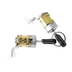 CILINDRO PARA PUERTA CV BLAZER (S10) 95-04 GM JIMMY 95-01/SONOMA 94-01 OD BRAVADA 95-01 CV S10 95-04 CON LLAVE JUEGO 2 PIEZAS METAL CROMADO CHIN MANIJAUTO 93234530/93234529