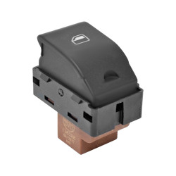 CONTROL ELECTRICO ST IBIZA/CORDOBA 03-08 VW CROSSFOX 07-17/GOL 08-15/LUPO 04-09/POINTER 06-10/POLO 03-07 DE ELEVADOR 4 PINS 1 TECLA NEGRO BASE CAFE UN CLICK 12VCC BRA GENERICA Derecho/Izquierdo Trasera