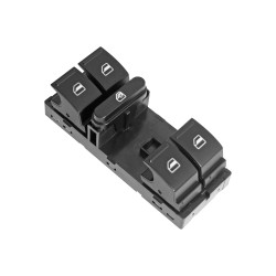 CONTROL ELECTRICO VW BORA 05-10/PASSAT 06-10/JETTA BICENTENARIO 11-18 ST IBIZA 09-17 VW VENTO 14-22/POLO 13-20 LUZ VERDE DE ELEVADOR 10 PINS 5 TECLAS NEGRO FILO NEGRO 12VCC CHN MANIJAUTO Izquierdo Delantera
