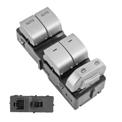 CONTROL ELECTRICO LC NAVIGATOR/MKZ 07-10/ZEPHYR 2006 DE ELEVADOR 15 PINS 5 TECLAS GRIS 12VCC CHN CHIN MANIJAUTO Izquierdo Delantera