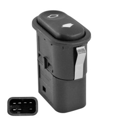 CONTROL ELECTRICO FD CONTOUR 96-00 MR MYSTIQUE 95-00 DE ELEVADOR 7 PIN 1 TECLA NEGRO 12VCC CHIN CHN MANIJAUTO