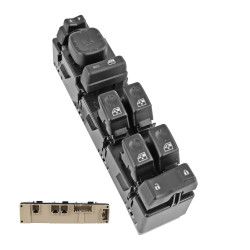 CONTROL ELECTRICO CV CHEYENNE/SILVERADO GM SIERRA 03-06 DE ELEVADOR 62 PIN 7 TECLAS NEGRO PARA ESPEJOS AUTOABATIBLES 12VCC CHIN CHN MANIJAUTO Izquierdo Delantera
