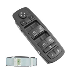 CONTROL ELECTRICO JP GRAND CHEROKEE DG DURANGO 11-14 DE ELEVADOR 11 PINS 7 TECLAS NEGRO BASE BLANCA 68086693AC/68086693AD/68086693AE CON CONTROL PARA ESPEJO 12VCC CHN CHIN MANIJAUTO Izquierdo Delantera
