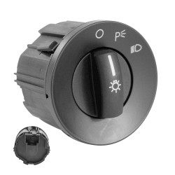 CONTROL ELECTRICO FD FIESTA 11-19/FUSION 10-12 DE LUCES 6 PINS REDONDO NEGRO 9S4Z11654AA SIN FARO NIEBLA 12VCC CHN CHIN MANIJAUTO