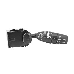 PALANCA LIMPIABRISAS HD CR-V 07-11/INSIGHT 10-14/CR-Z 11-15/FIT 09-14/ACCORD CROSSTOUR 10-12 8 PINS NEGRA CHN CHIN CON LIMPIADOR TRASERO 12VCC MANIJAUTO 35256SWAA11 Derecho Delantera