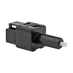 INTERRUPTOR LUZ DE FRENO NS TIIDA SEDAN/HATCHBACK 07-17/ALTIMA 13-18/MAXIMA 09-14/SENTRA 07-12/VERSA 12-19/AMERICANO 07-11 4 PINS NEGRO 25320AX00C 12VCC CHIN MANIJAUTO Delantera