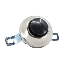 INTERRUPTOR DE CLAXON UN VARIOS 50-23 2 CON ABRAZADERAS NEGRA/CROMO MANIJAUTO G.4521 V.F.L-811-