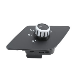 CONTROL ELECTRICO DE ESPEJO 6 PINS NEGRO FILO PLATA CON DESEMPAñANTE 16D959565/16D959565B 12 V CC CHIN MANIJAUTO Izquierdo Delantera