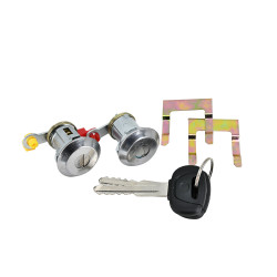 CILINDRO PARA PUERTA HN SERIE 500/SERIE 700 11-16 CON LLAVE SIN CHIP JUEGO 2 PIEZAS METAL CROMADO CHIN MANIJAUTO Derecho/Izquierdo Delantera