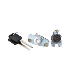 SET DE CILINDROS NS TIIDA SEDAN 07-17/VERSA AMERICANO 07-11 CON LLAVE SIN CHIP PUERTA/CAJUELA METAL CROMADO CHIN MANIJAUTO Izquierdo Delantera