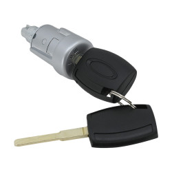CILINDRO DE ENCENDIDO FD TRANSIT/TRANSIT CUSTOM 14-19 CON LLAVE SIN CHIP 1 PIEZA METAL PLATA 12VCC CHIN MANIJAUTO 1926227