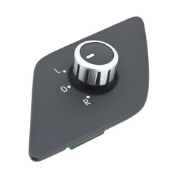 CONTROL ELECTRICO DE ESPEJO 10 PINS NEGRO FILO PLATA CON DESEMPAñANTE 5C7959565J 12 V CC CHIN MANIJAUTO Izquierdo Delantera