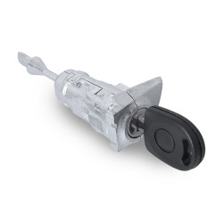 CILINDRO PARA PUERTA CON LLAVE 1 PIEZA METAL CROMADO CHIN MANIJAUTO 107-837-167-AT/107837167AT Izquierdo Delantera