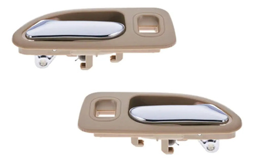 94-97 Honda Accord Par Manijas Interiores Beige Traseras 2pz