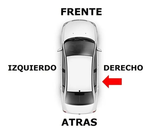 90-93 Honda Accord Manija Exterior Trasera Lado Derecho