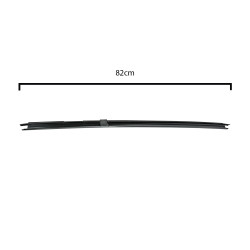 MOLDURA BOTAGUA VW POINTER 2/4P 00-10 1 PIEZA 82 CM NEGRA GENERICA BRA Izquierdo Trasera Interior