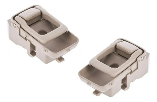 98-04 Nissan Frontier Par Manijas Interiores Beige 2 Piezas