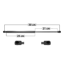 AMORTIGUADOR 5TA PUERTA VW GOLF 88-99 50 25 21 ENTRADA TIPO 9 ENTRADA 2 TIPO 9 320 71.94 32.63 380 85.43 38.75 SPART 7469 TUR