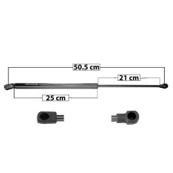 AMORTIGUADOR COFRE VW JETTA 93-07/GOLF 93-05/CABRIO 99-02 50.5 25 21 ENTRADA TIPO 9 ENTRADA 2 TIPO 1 395 88.8 40.28 335 75.31 34.16 SPART 7481 TUR