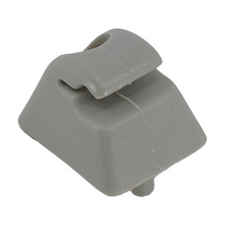 VISERA SOLO GANCHO 1 PIEZA GRIS PLASTICO MEX GENERICA ECONOMICA Derecho/Izquierdo