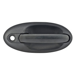 MANIJA EXTERIOR FD WINDSTAR 99-03/FREESTAR MR MONTEREY 04-07 CON HOYO PARA LLAVE CORRUGADA NEGRA PLASTICO TWN HUSHAN XF2Z-1622404-AAA Derecho Delantera